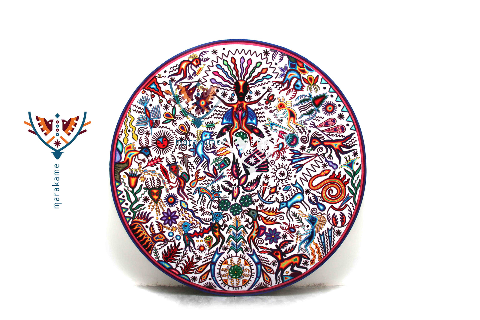 Nierika de Estambre Cuadrado - Tatéi - 120 cm.