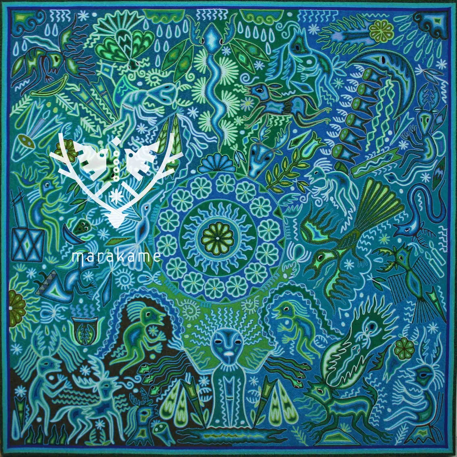 Nierika de Estambre Cuadrado - Nierika - 120 x 120 cm.