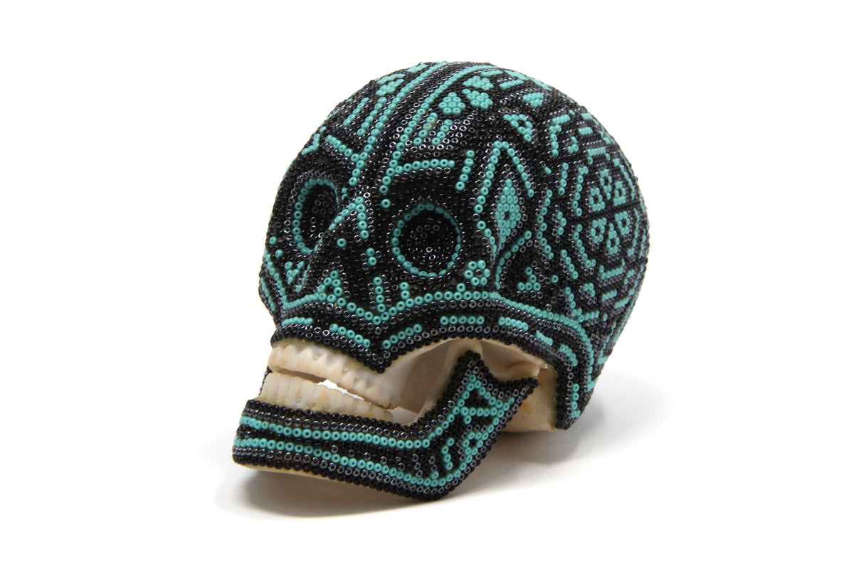 Calavera Arte Huichol Mini - Waxiewe V