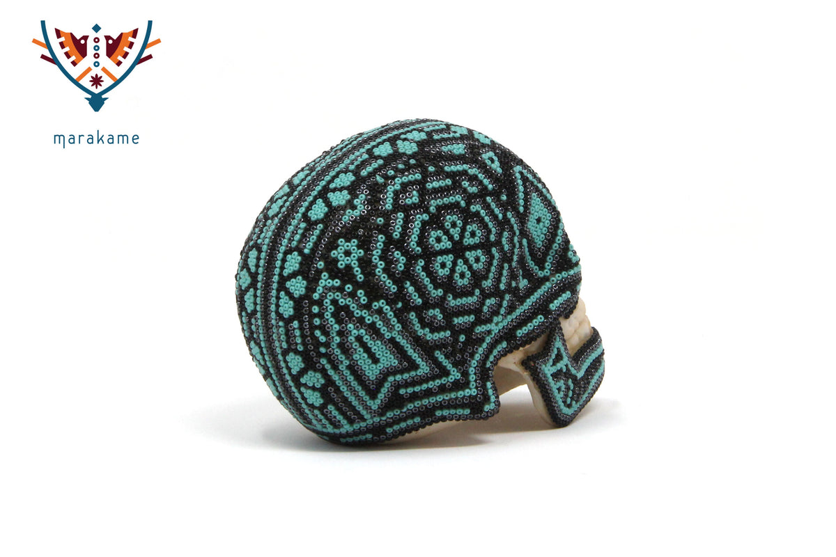 Calavera Arte Huichol Mini - Waxiewe V