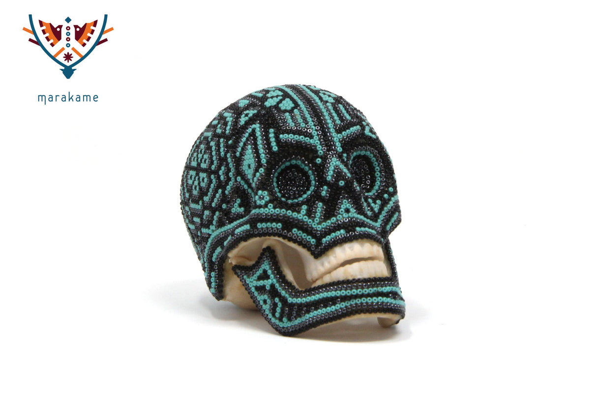 Calavera Arte Huichol Mini - Waxiewe V