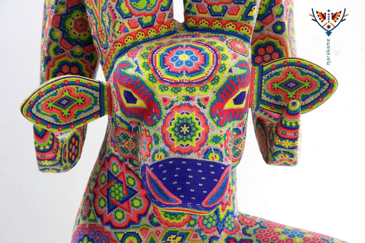 Escultura Arte Huichol - Cimarrón - Arte Huichol - Marakame