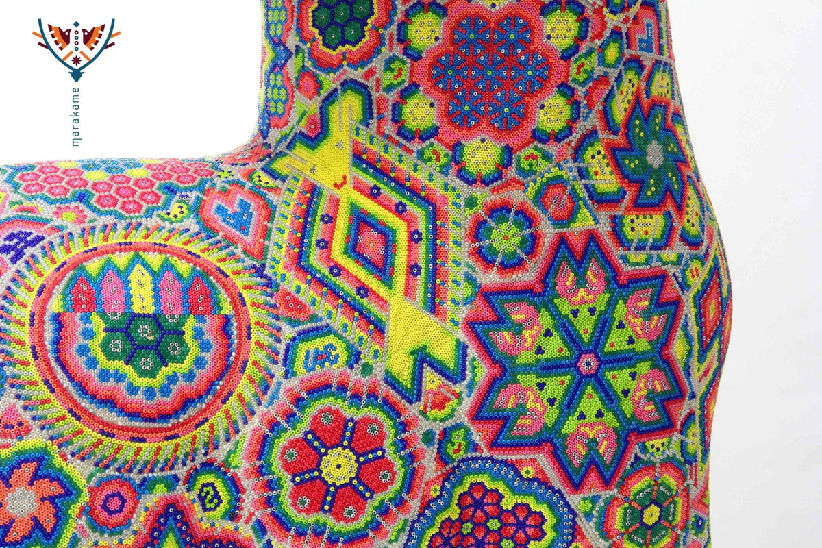Escultura Arte Huichol - Cimarrón - Arte Huichol - Marakame