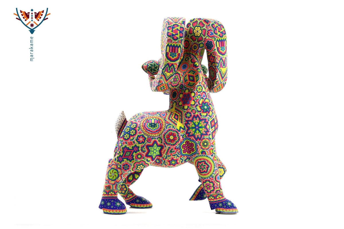 Escultura Arte Huichol - Cimarrón - Arte Huichol - Marakame