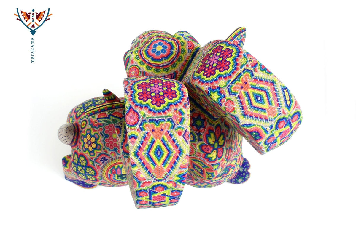 Escultura Arte Huichol - Cimarrón - Arte Huichol - Marakame