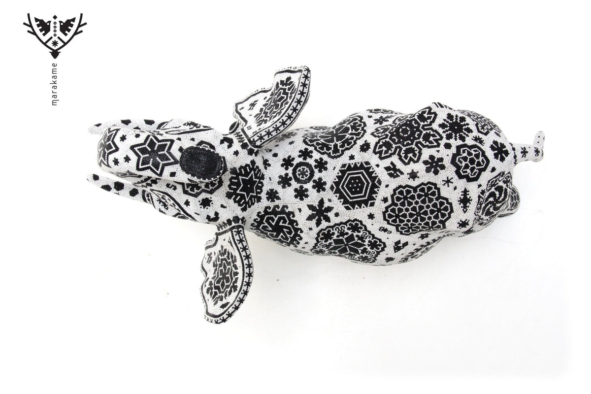 Escultura Arte Huichol - Elefante Xurawe - Arte Huichol - Marakame