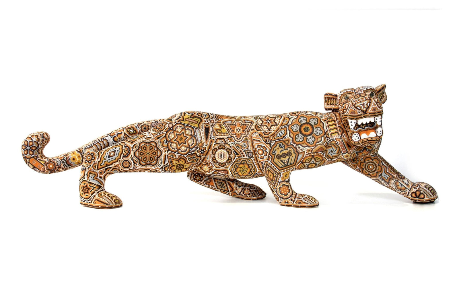Escultura Arte Huichol - Jaguar - Maye - Arte Huichol - Marakame