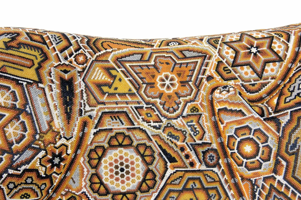 Escultura Arte Huichol - Jaguar - Maye - Arte Huichol - Marakame