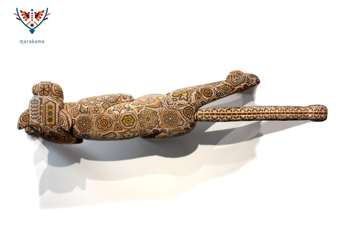 Escultura Arte Huichol - Jaguar - Maye - Arte Huichol - Marakame