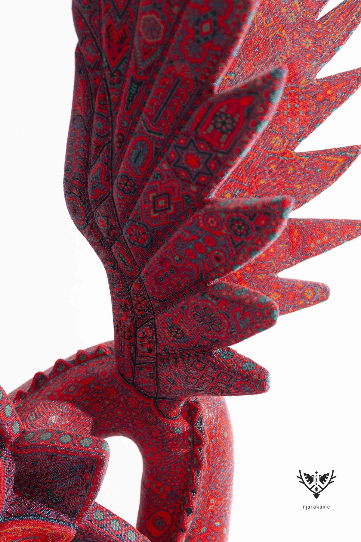 Escultura Arte Huichol - Quetzalcóatl - Arte Huichol - Marakame