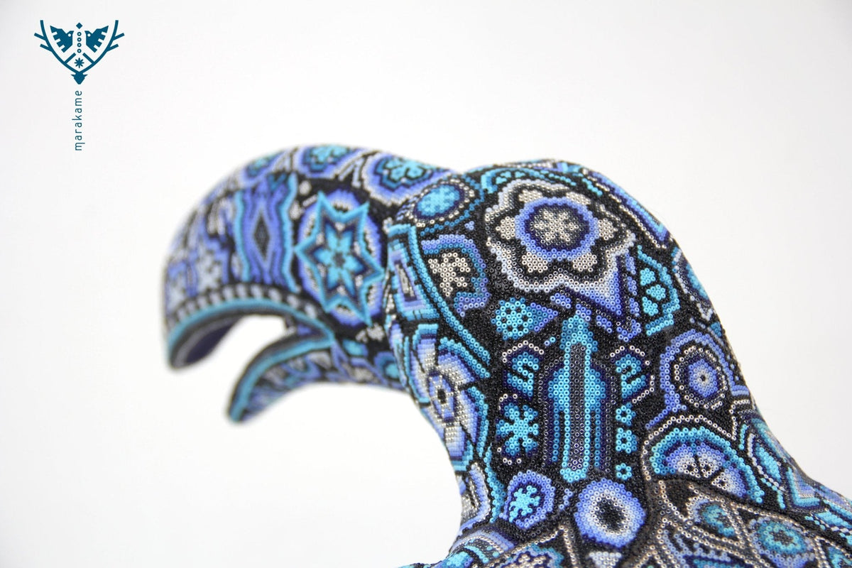 Escultura Arte Huichol - Tucán - Arte Huichol - Marakame
