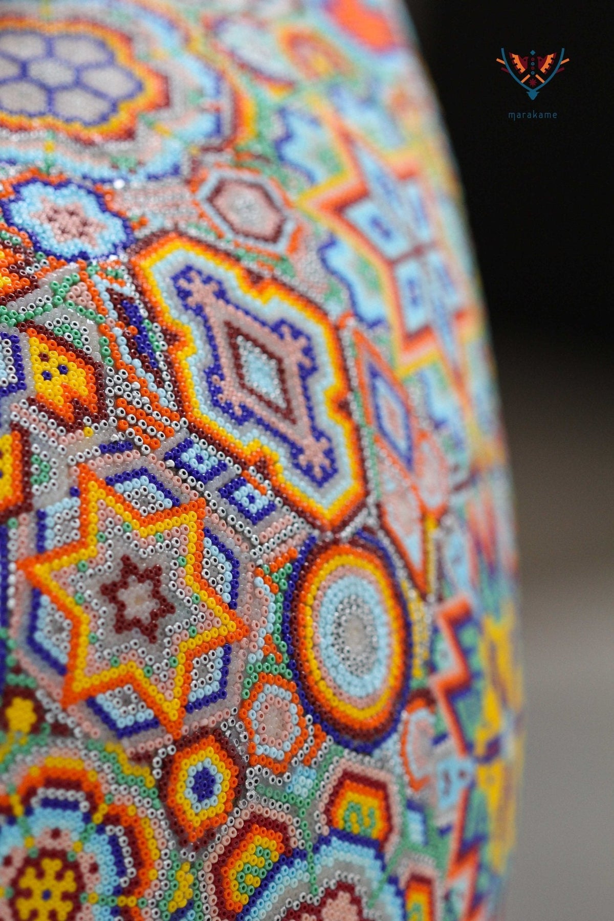 Escultura Arte Huichol - Zorro Tatéi Yurienaka - Arte Huichol - Marakame