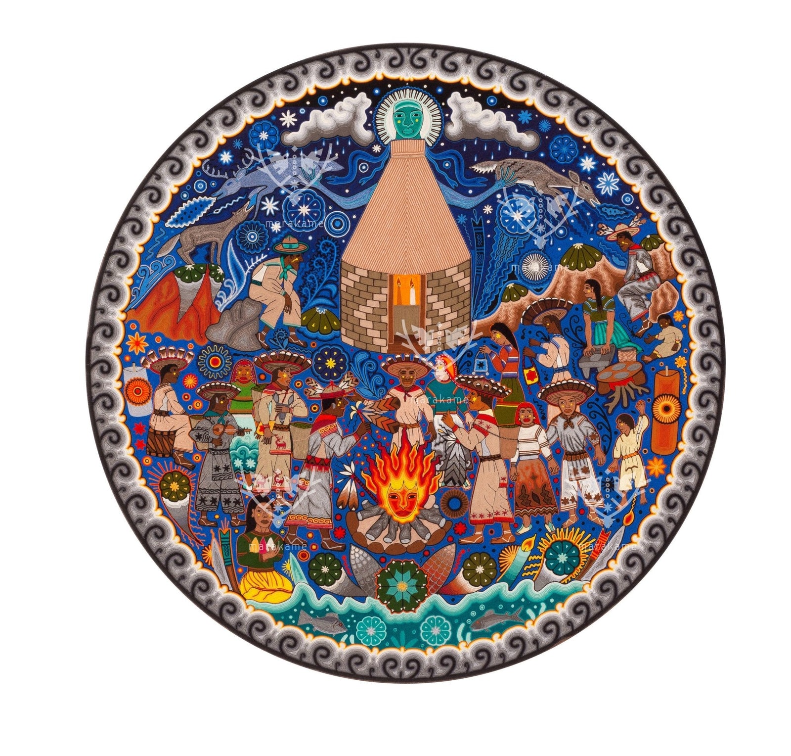 Hikuri Neixa - Arte Huichol - Marakame