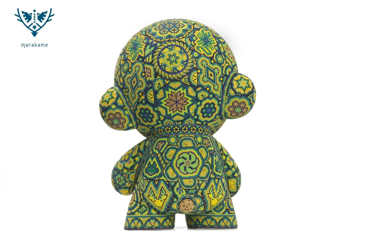 Munny Edición Especial 18&#39;&#39; - Hikuri I - Arte Huichol - Marakame