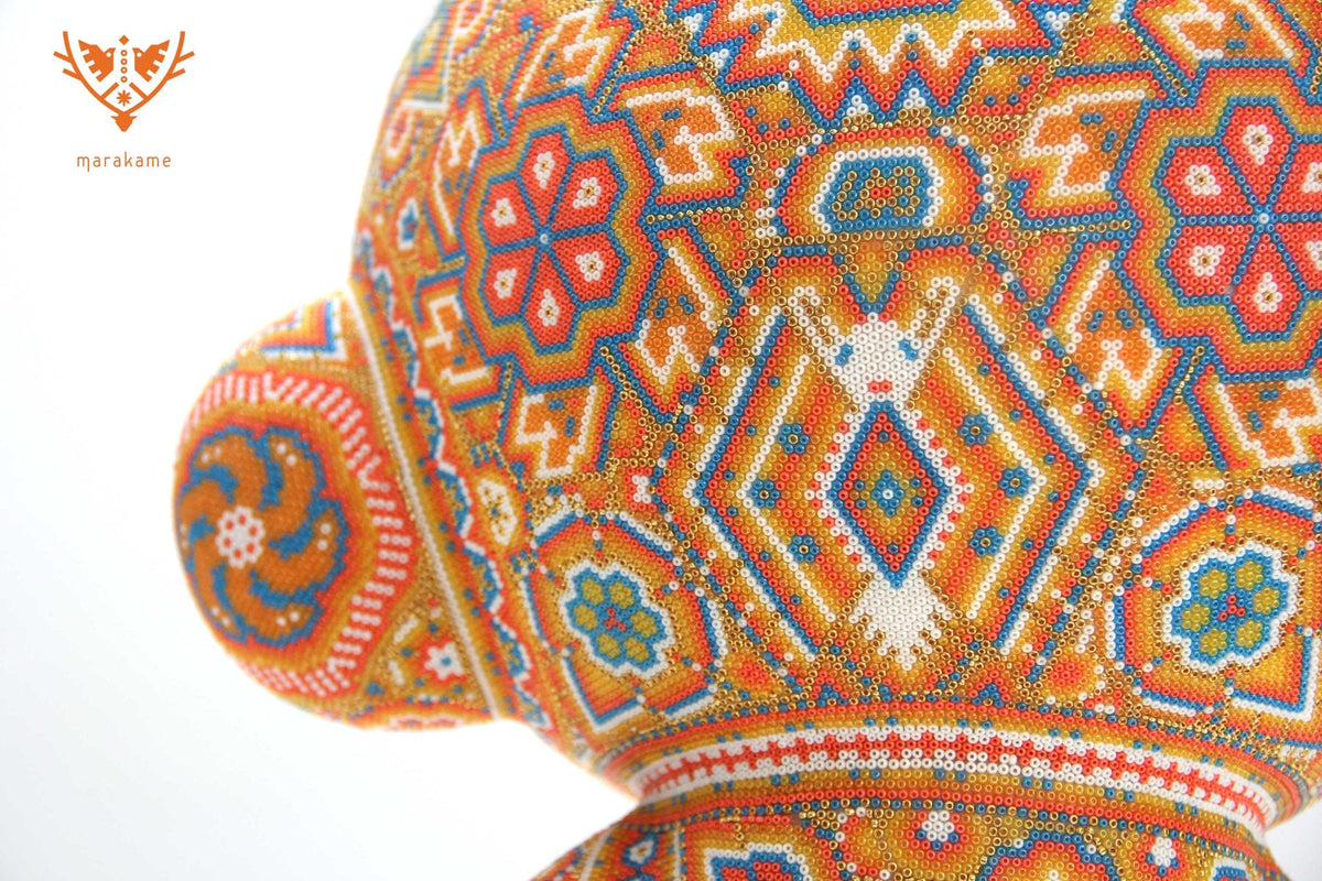 Munny Edición Especial 18&#39;&#39; - Hikuri III - Arte Huichol - Marakame