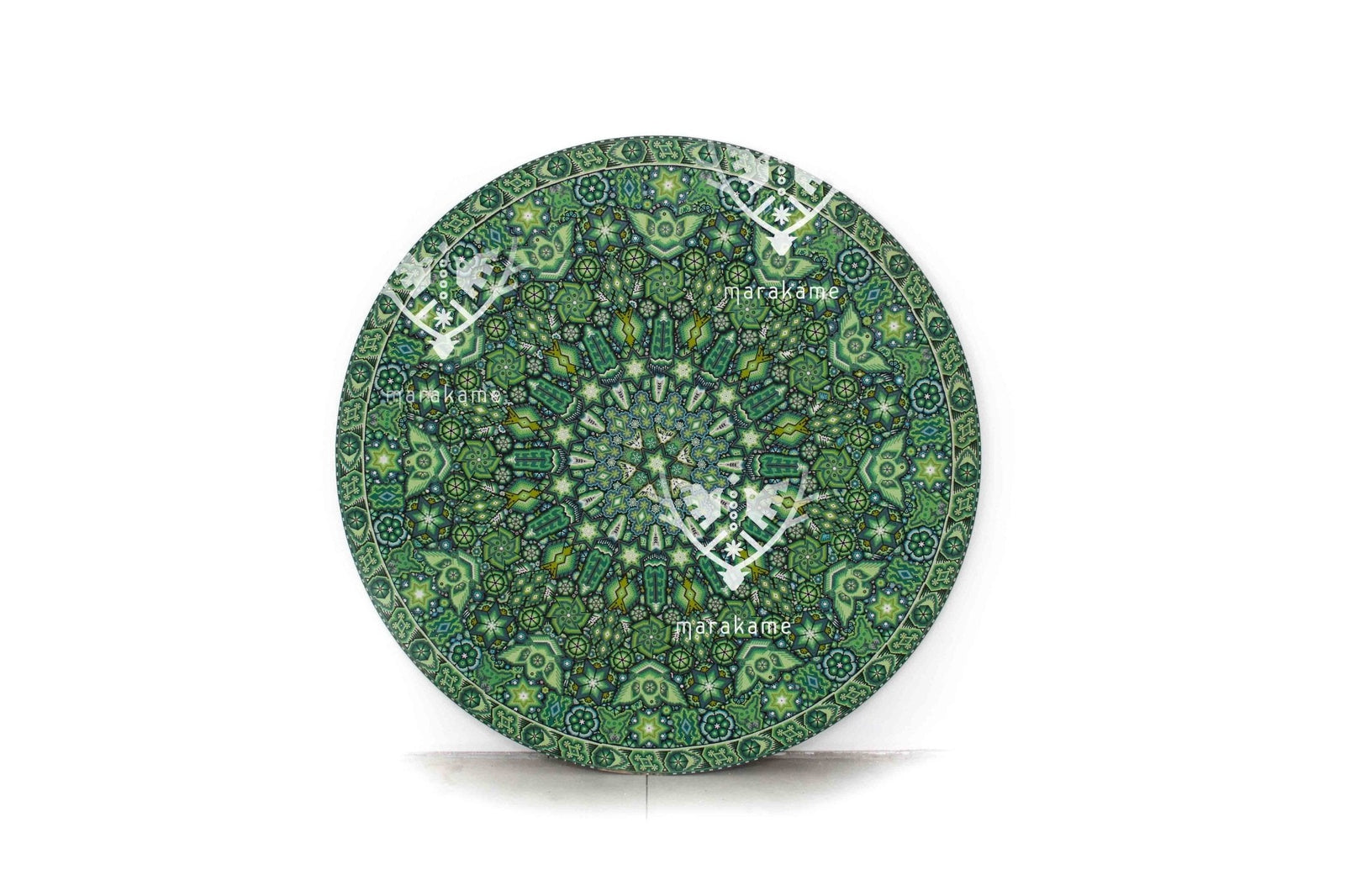 Nierika de Chaquira Círculo Huichol - Xurawe - 120 cm. de diámetro - Arte Huichol - Marakame