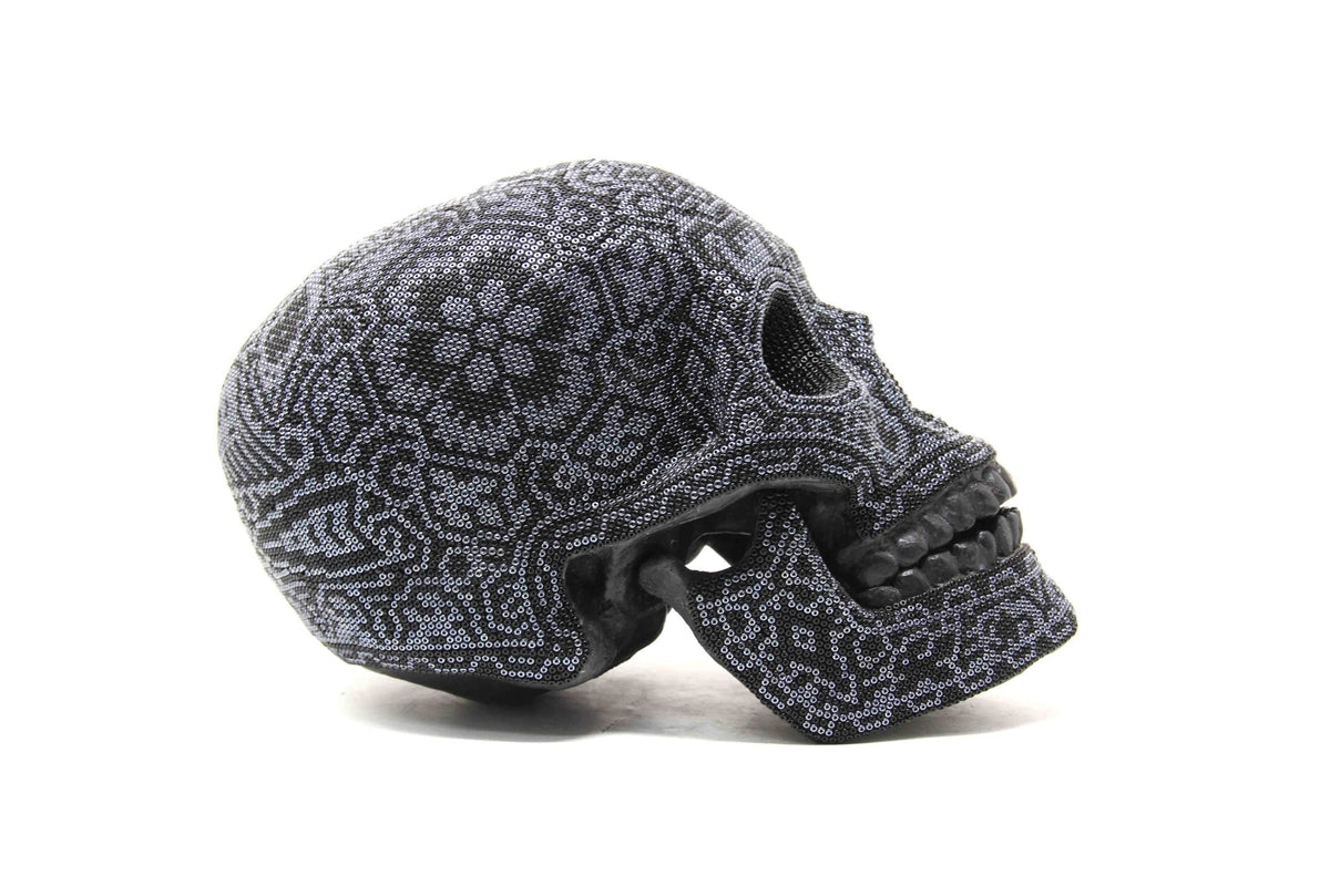 Calavera Huichol - Haramara V - Arte Huichol - Marakame