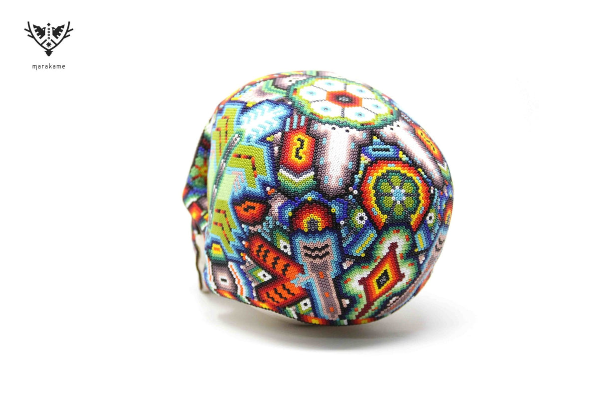 Calavera Huichol - Karimugy - Arte Huichol - Marakame