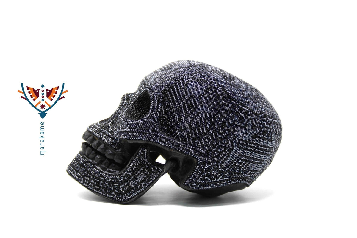 Calavera Huichol - Kupuri II - Arte Huichol - Marakame