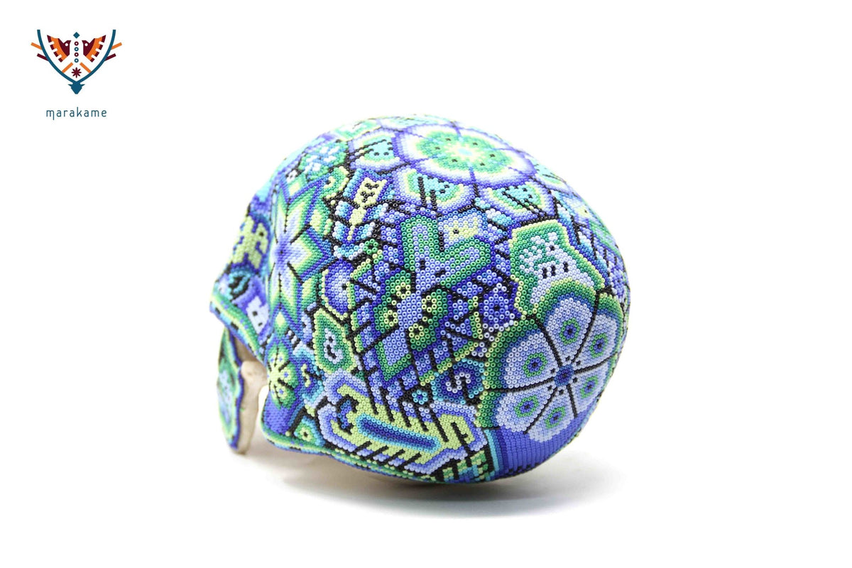 Calavera Huichol - Kutsi I - Arte Huichol - Marakame