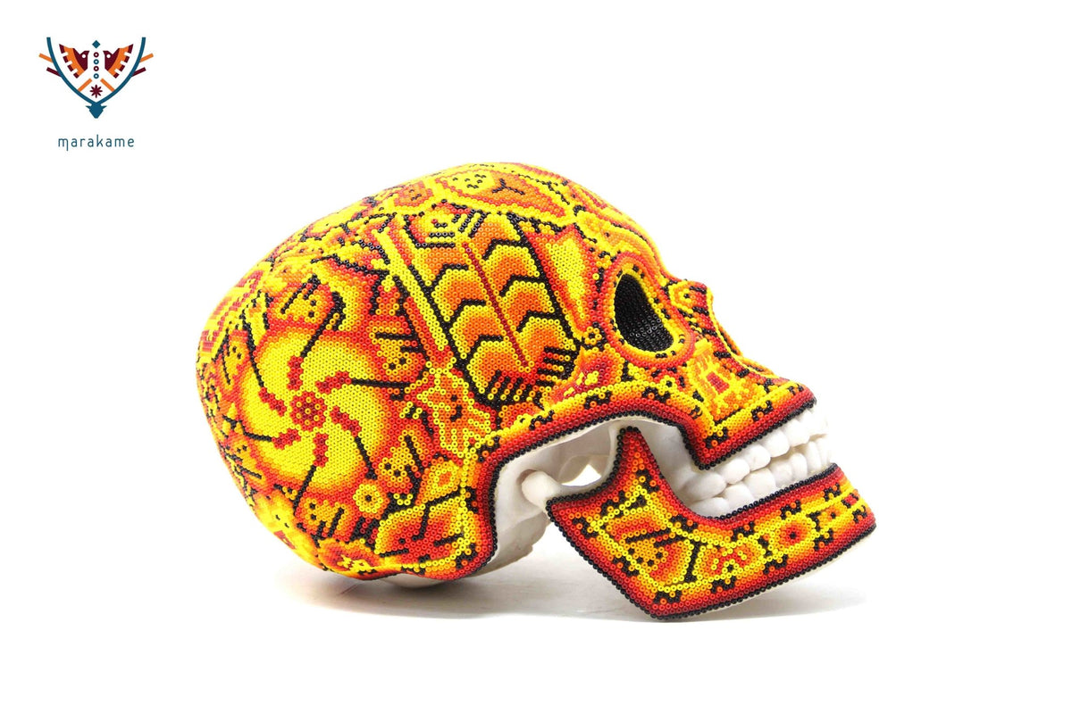 Calavera Huichol - Kutsi IV - Arte Huichol - Marakame