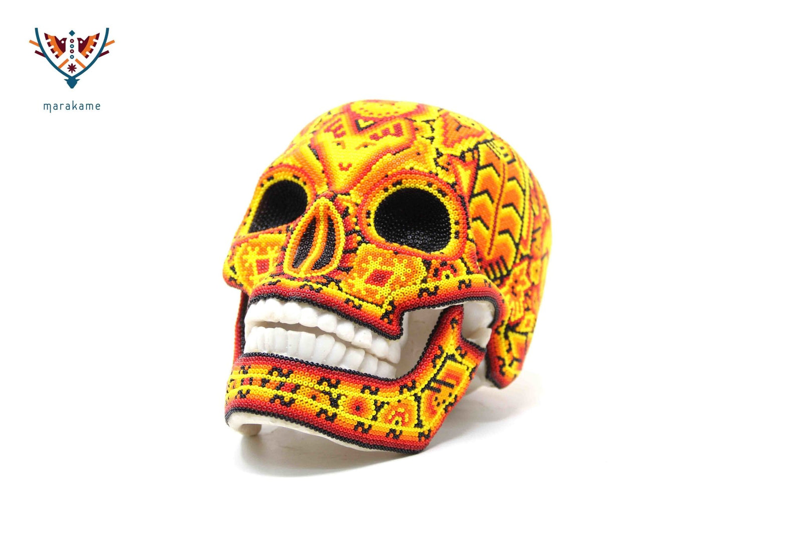 Calavera Huichol - Kutsi IV - Arte Huichol - Marakame