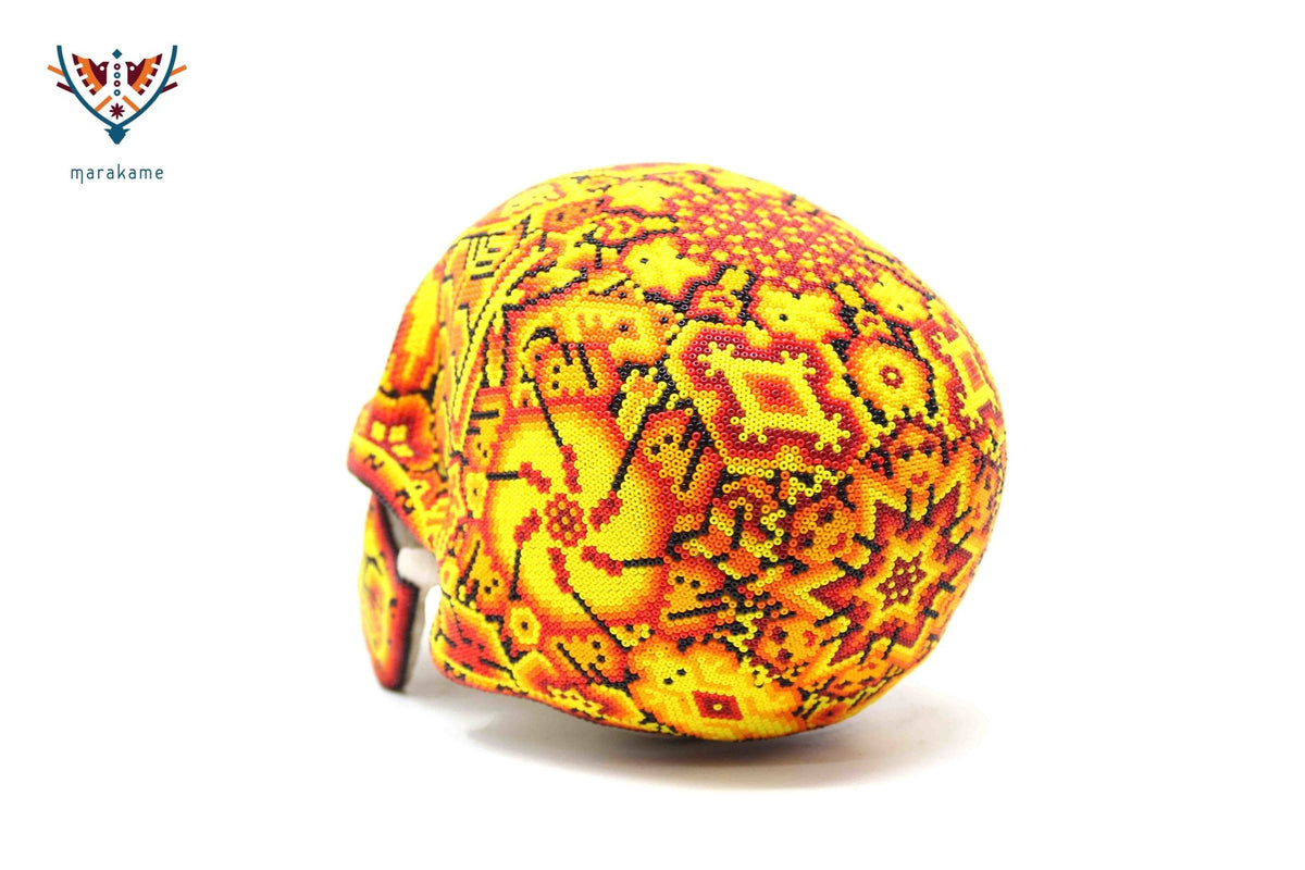 Calavera Huichol - Kutsi IV - Arte Huichol - Marakame