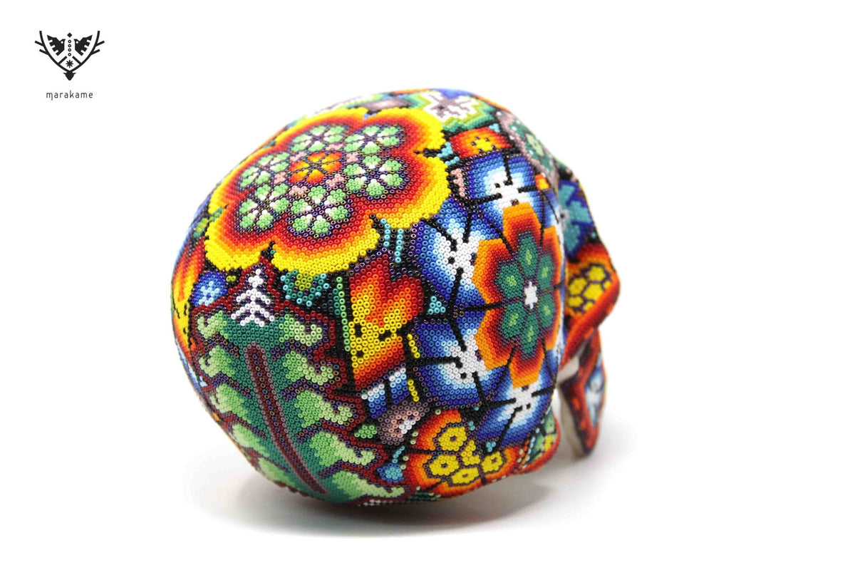 Calavera Huichol - Moho Xawe - Arte Huichol - Marakame