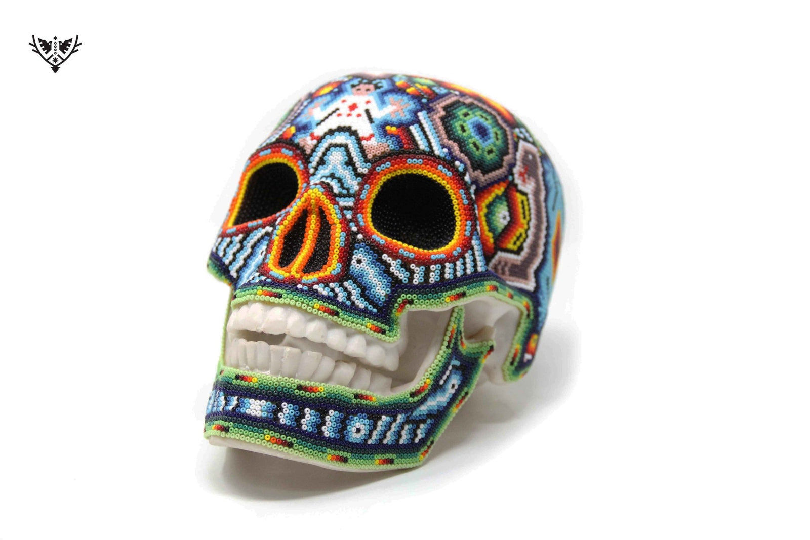 Calavera Huichol - Mutinuiwax+ II - Arte Huichol - Marakame