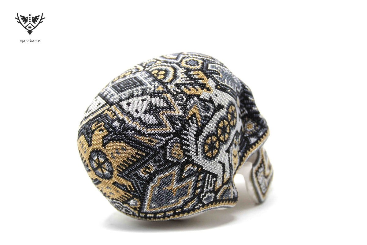 Calavera Huichol - Teni - Arte Huichol - Marakame