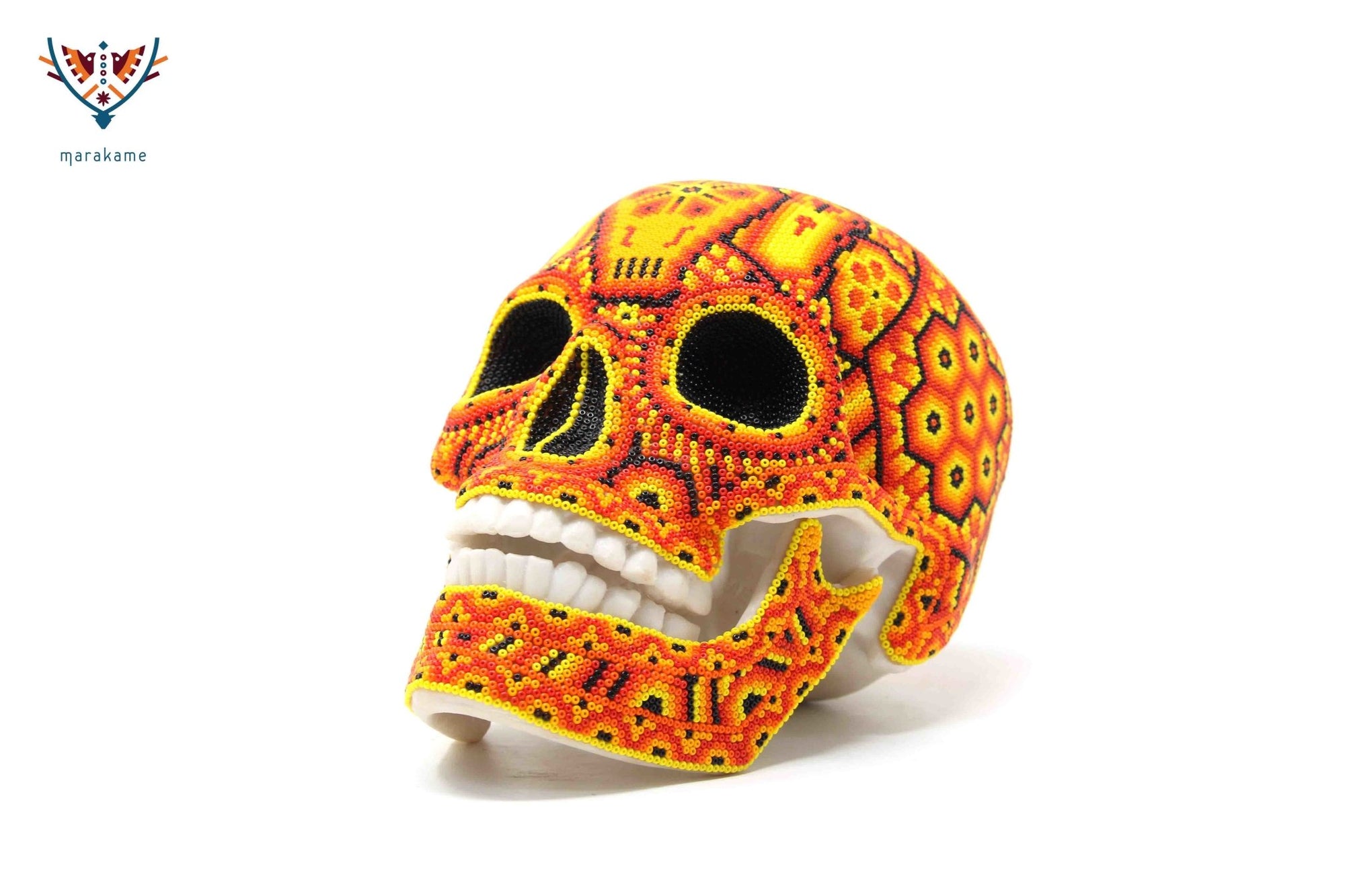 Calavera Huichol - Tuinurite I - Arte Huichol - Marakame