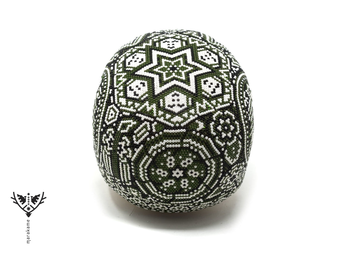 Calavera Huichol - Xetat - Arte Huichol - Marakame