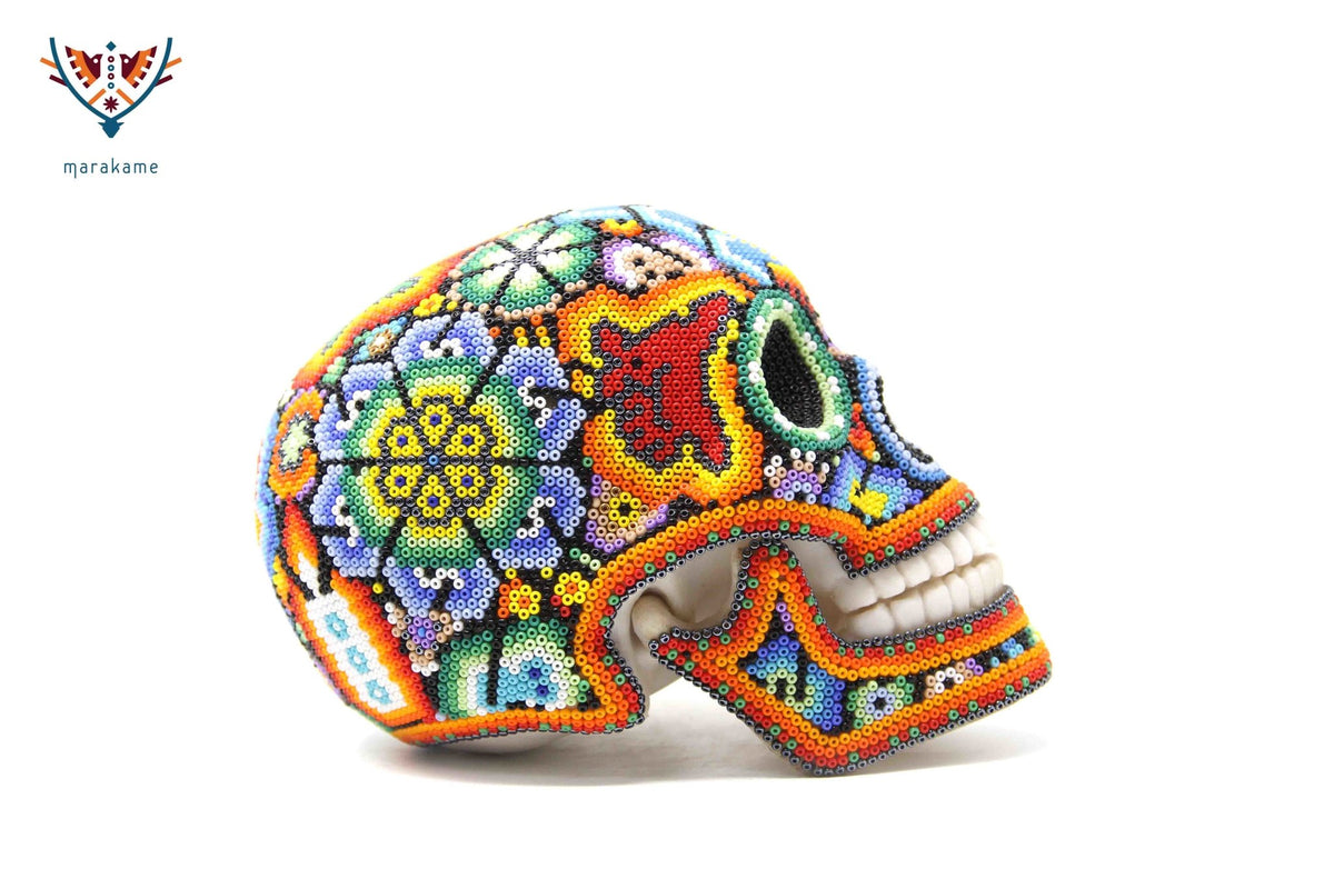 Calaverita Arte Huichol - Paritekia V - Arte Huichol - Marakame