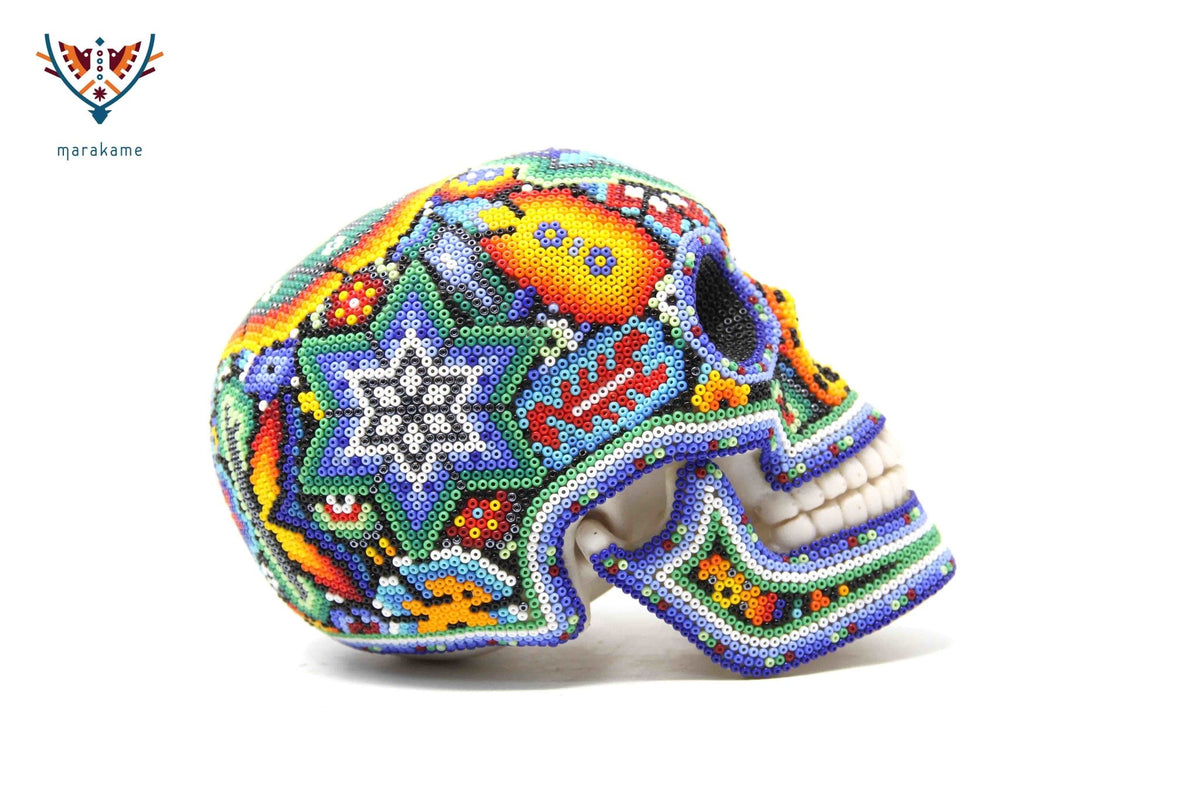 Calaverita Arte Huichol - Takutsi V - Arte Huichol - Marakame