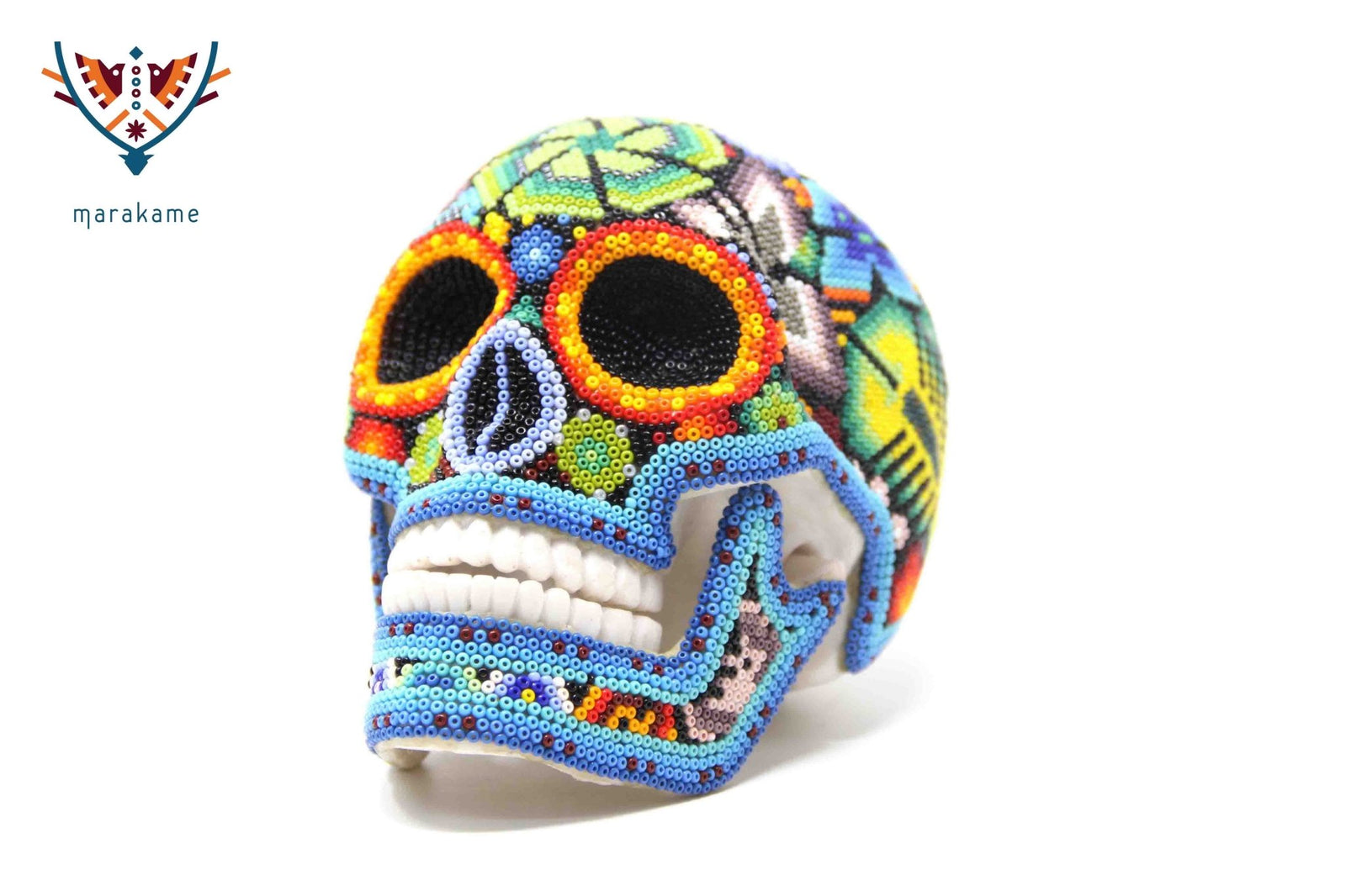 Calaverita Arte Huichol - Xuriya III - Arte Huichol - Marakame