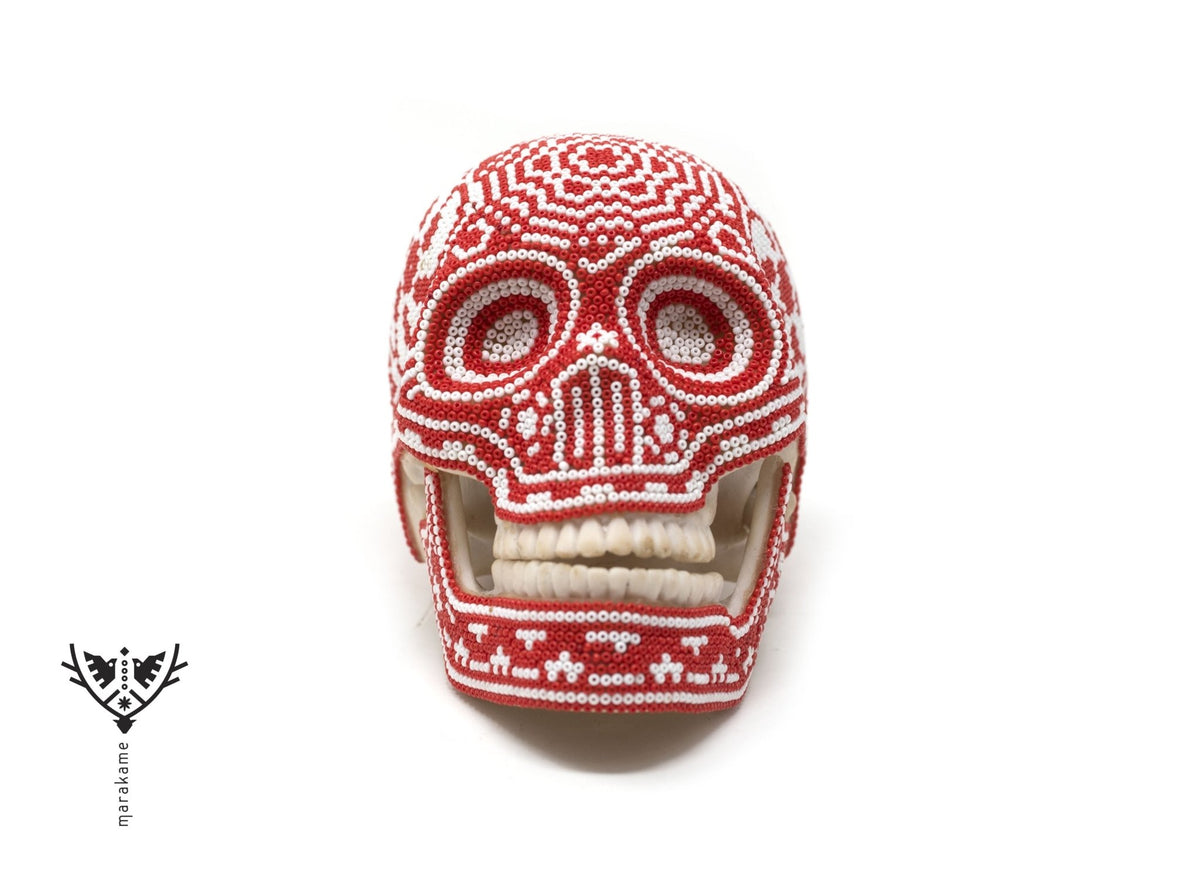 Calaverita Huichol - &quot;Itaiyame&quot; - Arte Huichol - Marakame