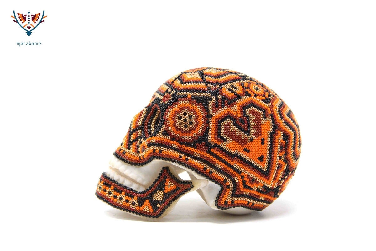 Calaverita Huichol Mini - Aikutsi II - Arte Huichol - Marakame