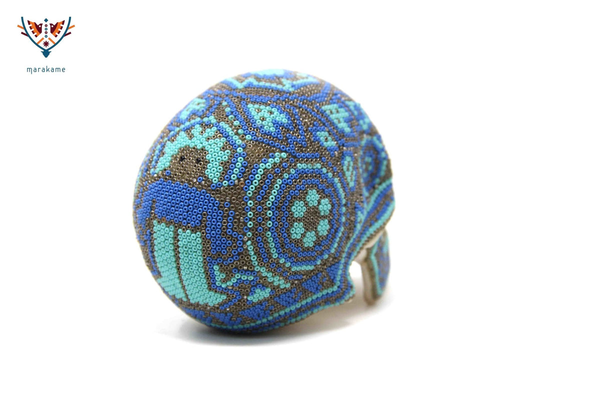 Calaverita Huichol Mini - Aikutsi IV - Arte Huichol - Marakame