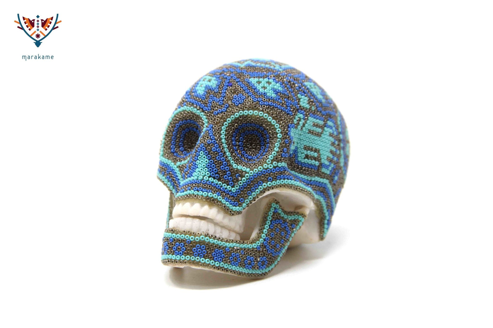 Calaverita Huichol Mini - Aikutsi IV - Arte Huichol - Marakame