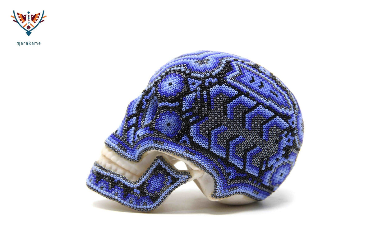 Calaverita Huichol Mini - Aikutsi VIII - Arte Huichol - Marakame