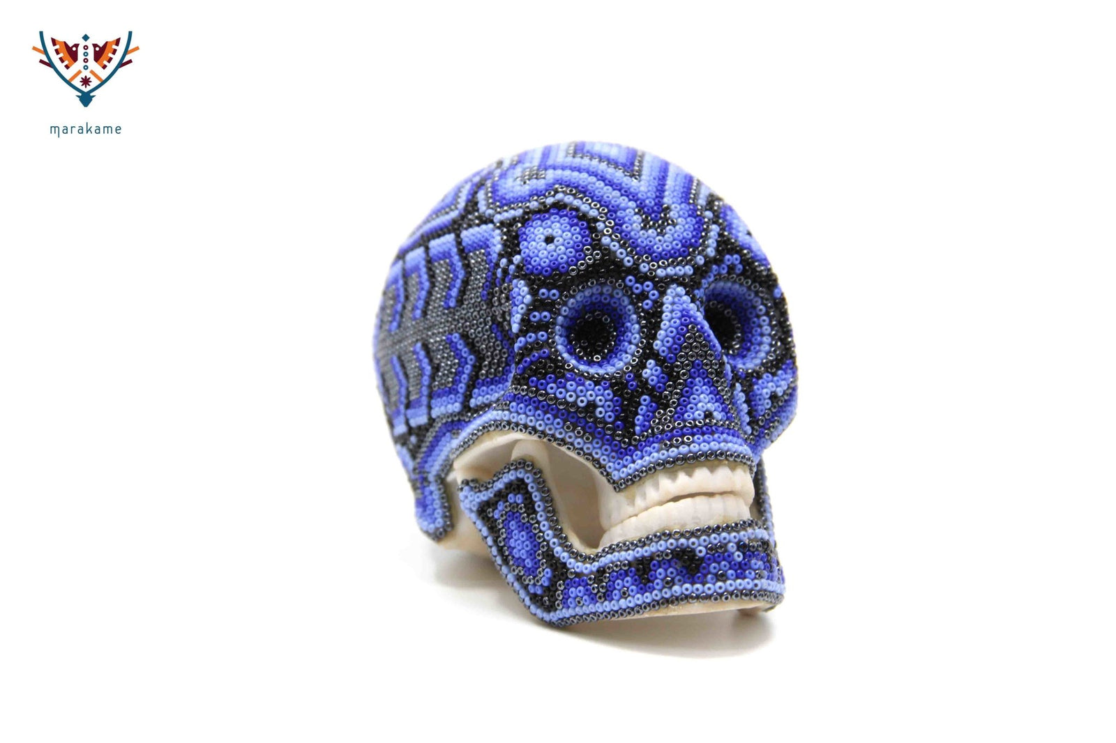 Calaverita Huichol Mini - Aikutsi VIII - Arte Huichol - Marakame