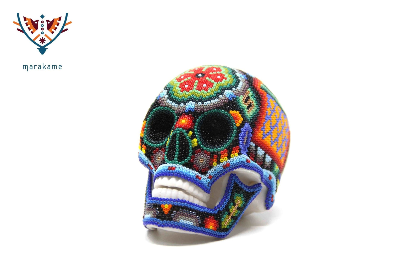 Calaverita Huichol Mini - Ketaya III - Arte Huichol - Marakame