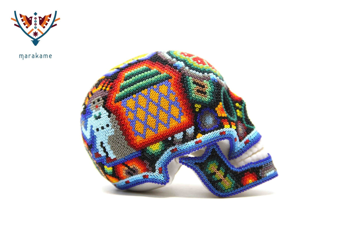 Calaverita Huichol Mini - Ketaya III - Arte Huichol - Marakame