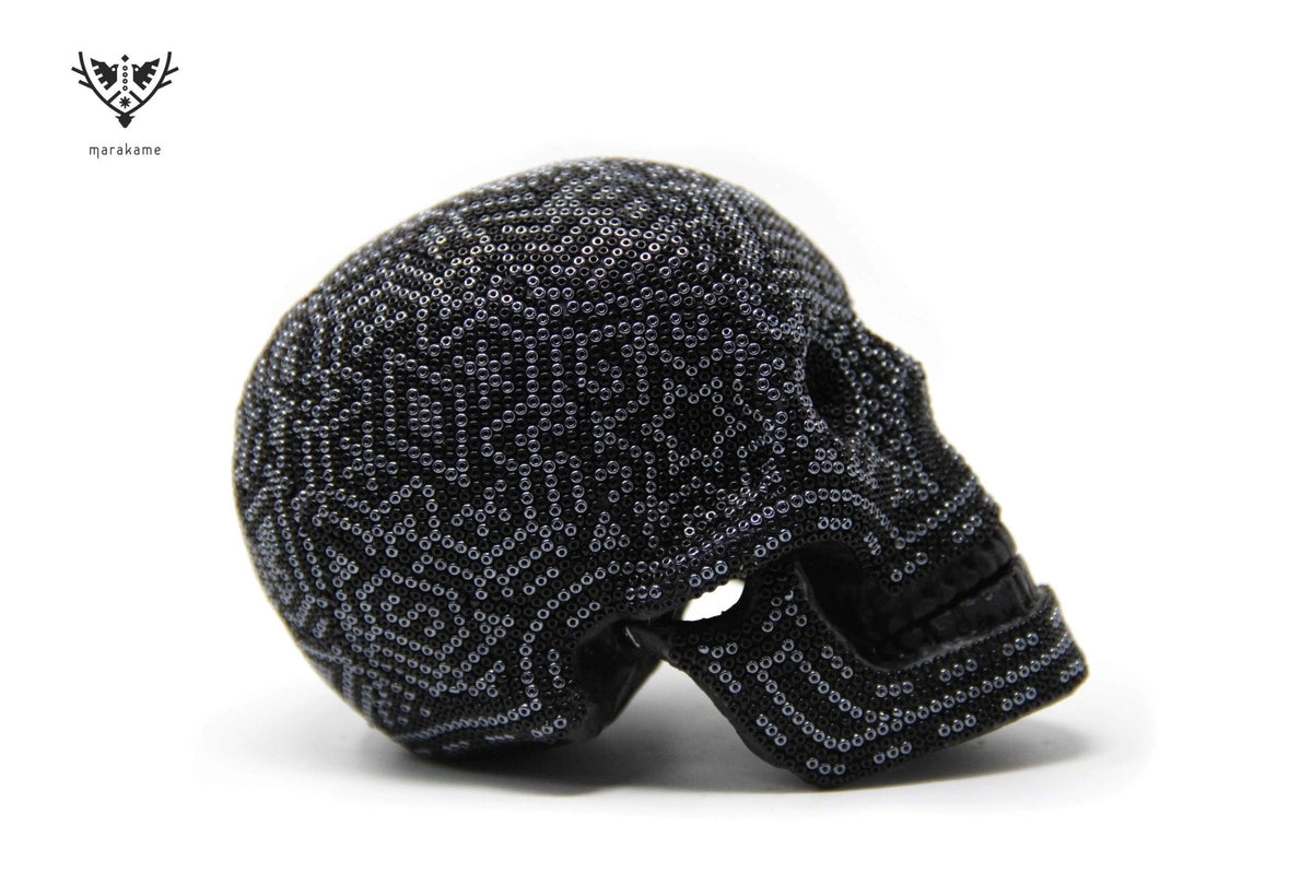 Calaverita Huichol Mini - &quot;Yurienaka II&quot; - Arte Huichol - Marakame