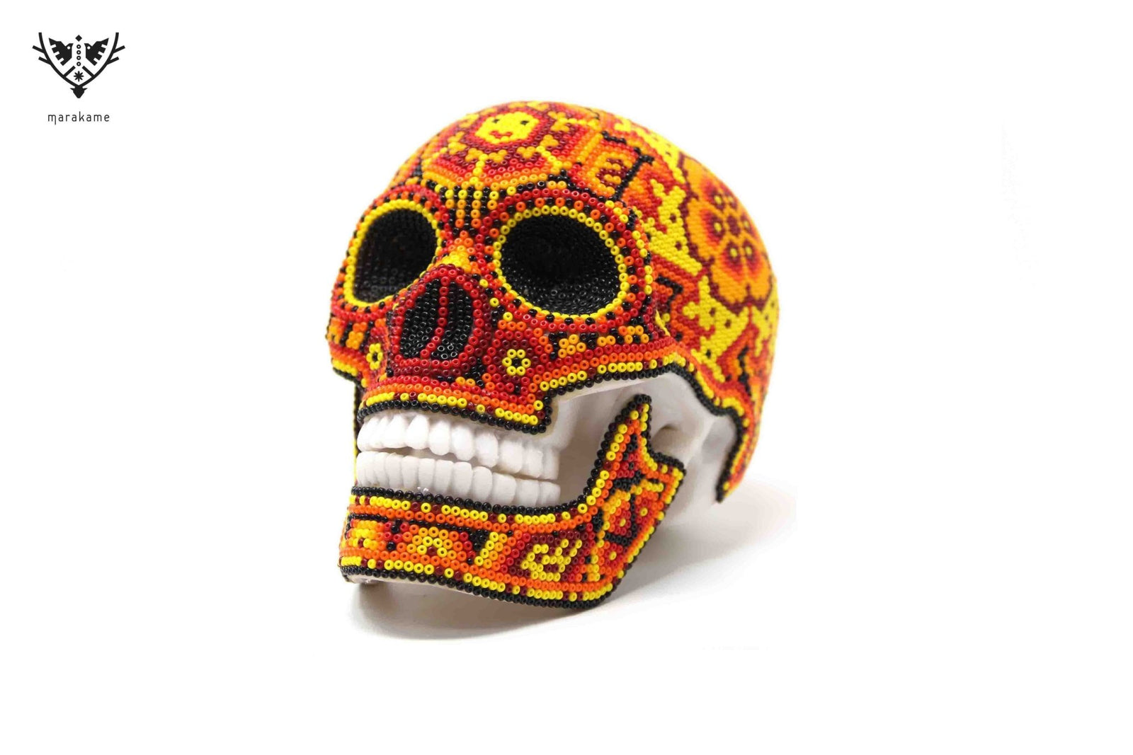 Calaverita Huichol - Paritsika III - Arte Huichol - Marakame