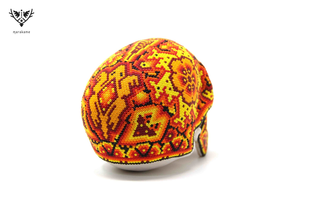 Calaverita Huichol - Paritsika III - Arte Huichol - Marakame