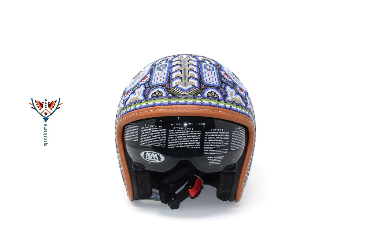 Casco Huichol &quot;Tawexikatsie&quot; - Arte Huichol - Marakame