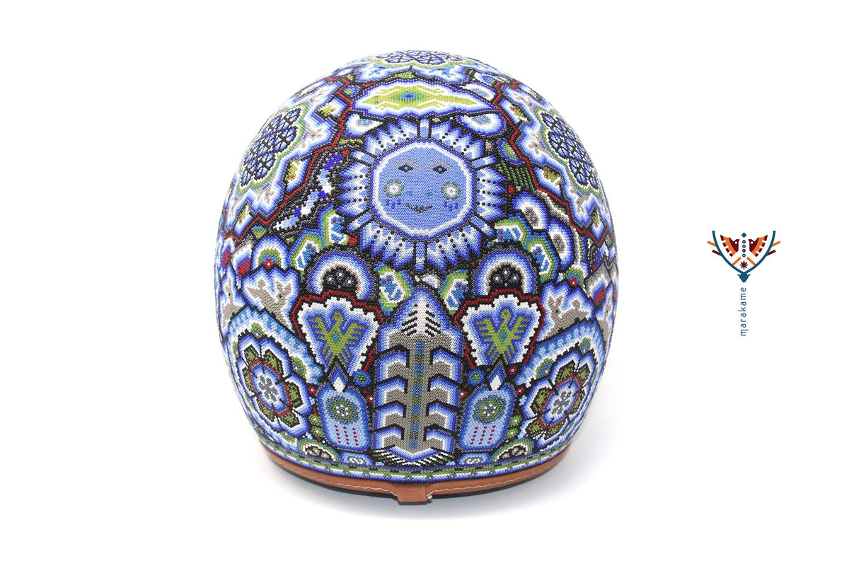 Casco Huichol &quot;Tawexikatsie&quot; - Arte Huichol - Marakame