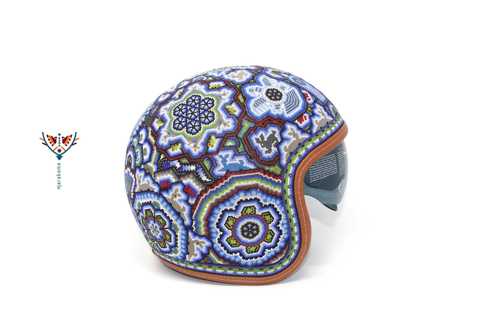 Casco Huichol "Tawexikatsie" - Arte Huichol - Marakame