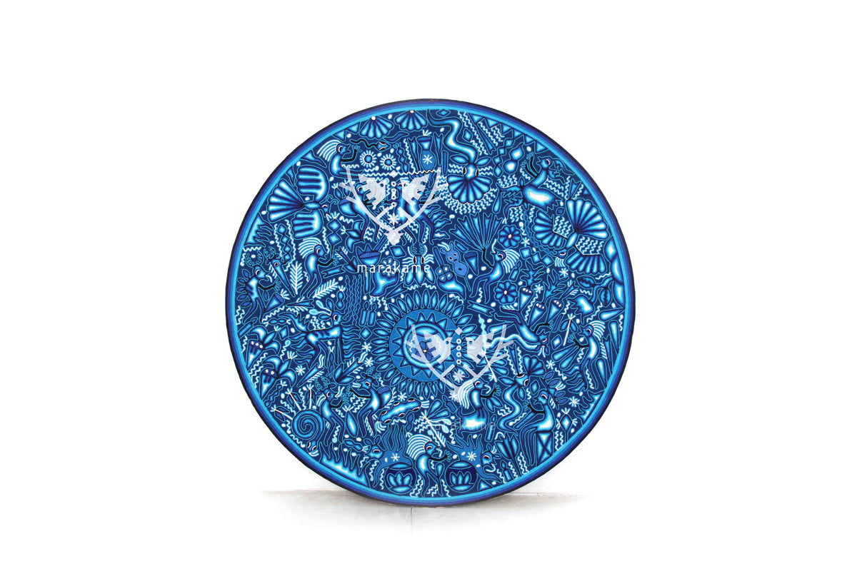 Nierika de Estambre Círculo Huichol - Tau - 120 cm. de diámetro